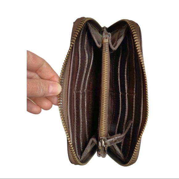 Aridza Bross Brown Leather Wallet - Picture 3 of 4